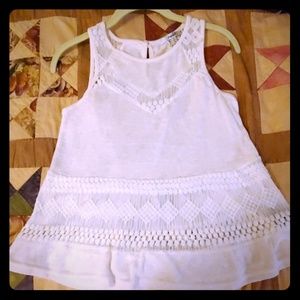 Papaya white lace top